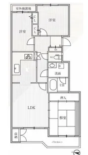 T’S GARDEN横浜反町【3階】の間取り