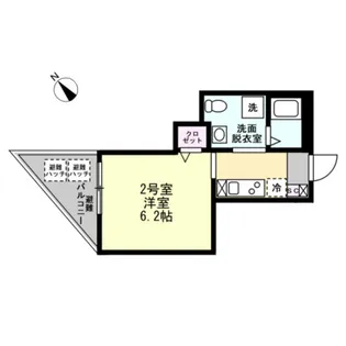 ベイルーム横須賀中央Ⅱ【3階】の間取り