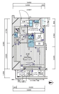 メインステージ東神奈川Ⅱ【7階】の間取り