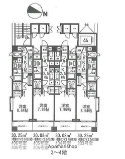 MOONSHINY壱番館【3階】の間取り