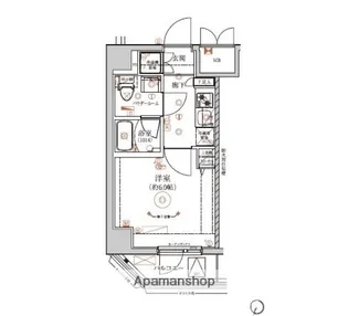 RELUXIA横濱吉野町Ⅱ【5階】の間取り
