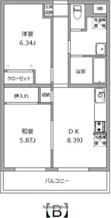 ルミエール香川【2階】の間取り