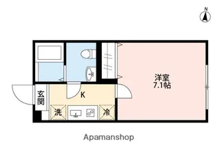 アザーレ・クオン相武台【1階】の間取り