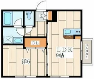 グランショア鎌倉【1階】の間取り
