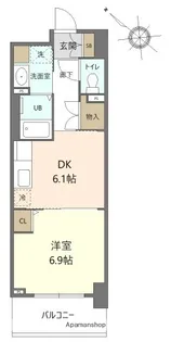 ステイブル協和【8階】の間取り