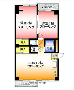 カートビル【4階】の間取り