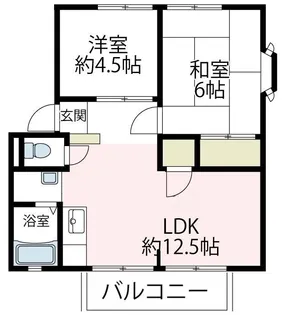 昭英ハイツA【202号室号室】の間取り