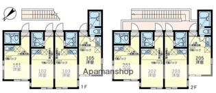 ユナイト港南コットンキャンディー【2階】の間取り
