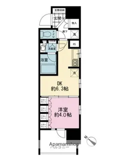 ライオンズ横濱関内レジデンス【2階】の間取り