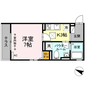 TーハウスNK【1階】の間取り