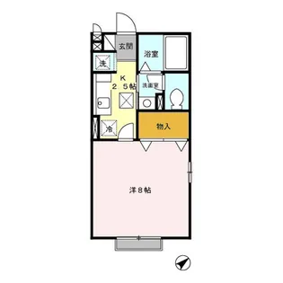 コスモス真光寺【1階】の間取り