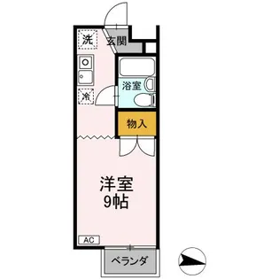 シーサイド金沢【107号室】の間取り