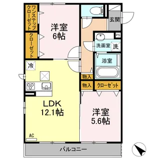 プリマベーラⅡ【1階】の間取り