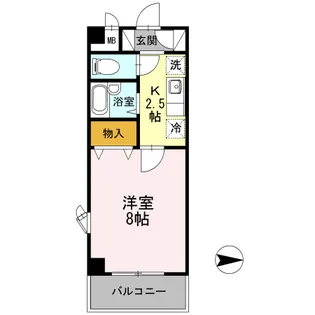 KS.BLDG.OPPAMA【2階】の間取り