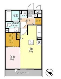 フローラ【1階】の間取り