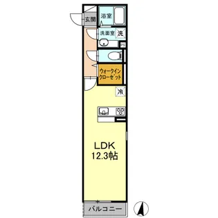 メゾン グランツ【2階】の間取り