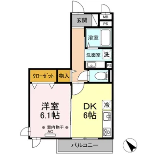 クレインリング丸山台【3階】の間取り