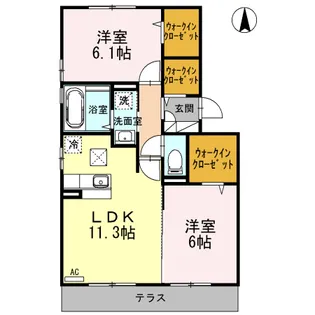 コンフィデンテⅠ【1階】の間取り