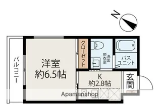 コンフォートメゾン【2階】の間取り