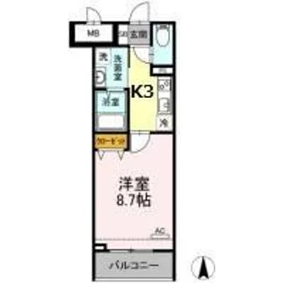 メゾン・ド・シルキー【2階】の間取り