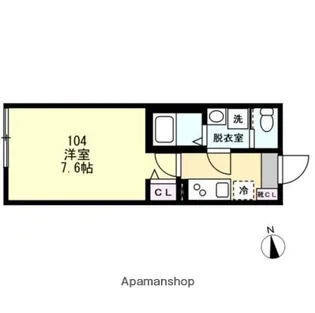 ベイルームパレス横浜妙蓮寺【2階】の間取り