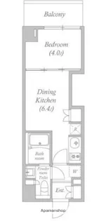 ラクレイス横濱関内【11階】の間取り