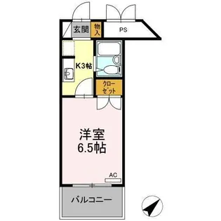 Kビル【3階】の間取り