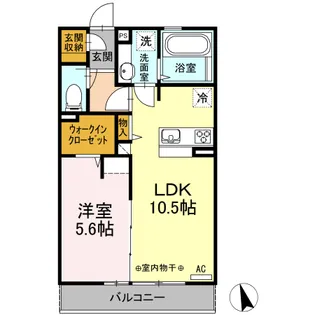 コンフォート プラス・T【2階】の間取り