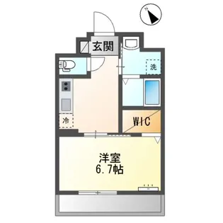 メゾンフォレスト【3階】の間取り
