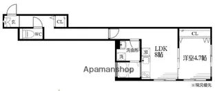TERRACE SELENE【2階】の間取り