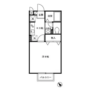 ラックスハイム鶴川台 I【2階】の間取り