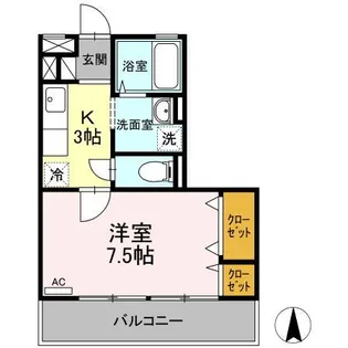 リヴェールNF小杉【2階】の間取り