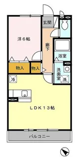 サンライズ上大岡【2階】の間取り