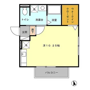 グランドソレーユ B棟【2階】の間取り