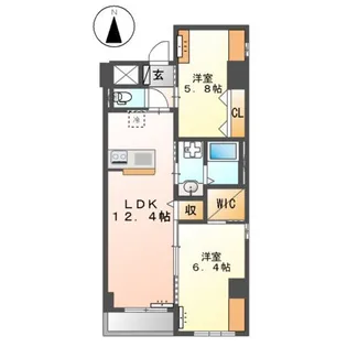 キーファ【3階】の間取り