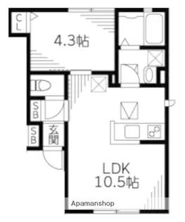 エムヒルズ【1階】の間取り