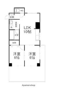ディアアルテ【1階】の間取り