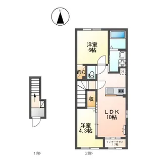 パークサイド青葉【2階】の間取り