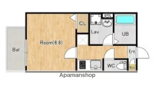 ジーメゾン海老名門沢橋エテルノ【3階】の間取り