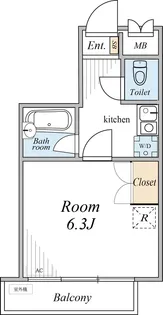 ラ・カーサミラン【3階】の間取り
