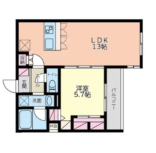VRD伊勢原【0305号室】の間取り