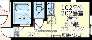 ユナイト南希ボンソワール【1階】の間取り