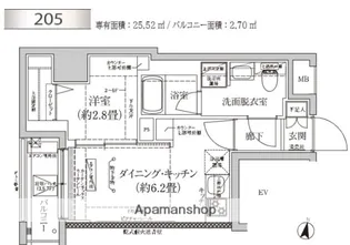 アイルプレミアム横浜ノルド【3階】の間取り