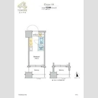TOMORE品川中延【11階】の間取り