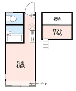 パンシオン町田【2階】の間取り