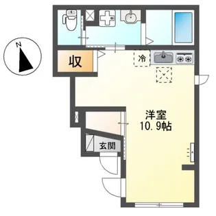 ホクレア【1階】の間取り