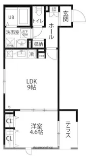 フルセイル相原【1階】の間取り