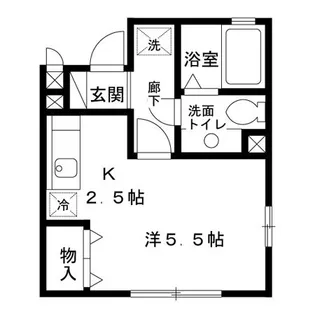 ラ・セゾン 壱番館【2階】の間取り
