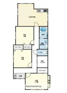 神奈川県横浜市金沢区谷津町【一戸建】の間取り