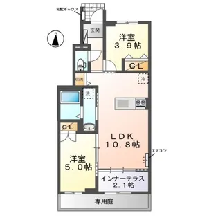 ラ ベル オロール【1階】の間取り